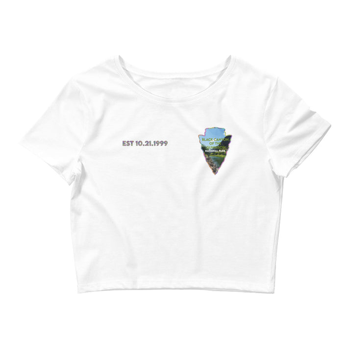 Black Canyon of the Gunnison National Park Crop Tee Women’s - Established Line