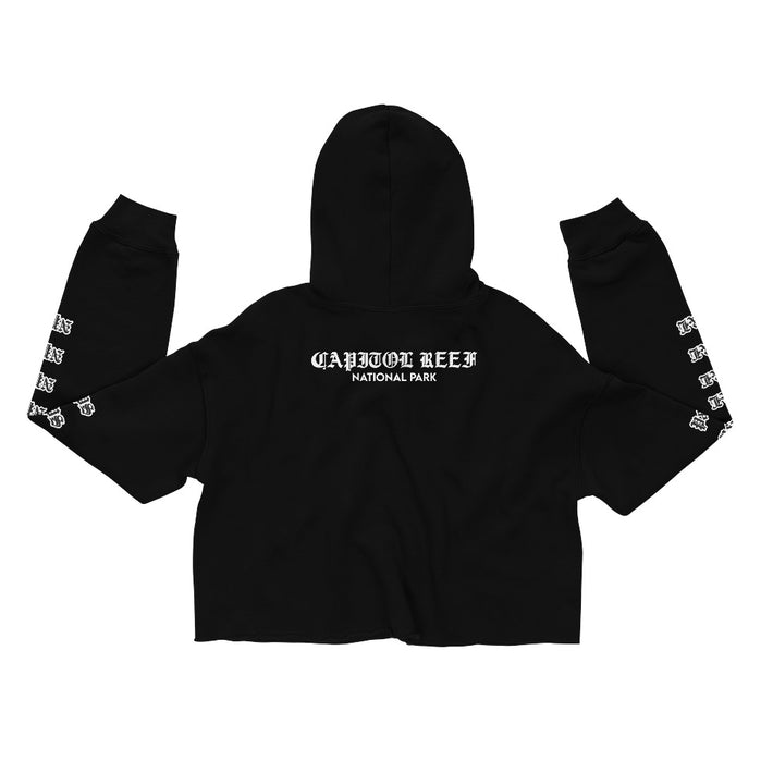 Capitol Reef “Park Ages” Crop Hoodie