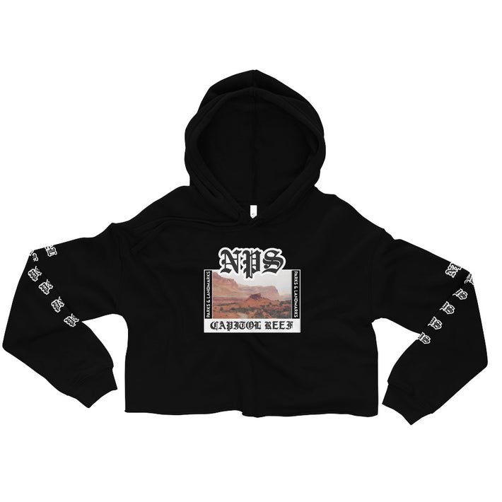 Capitol Reef “Park Ages” Crop Hoodie