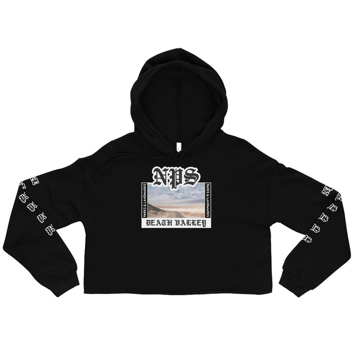 Death Valley “Park Ages” Crop Hoodie