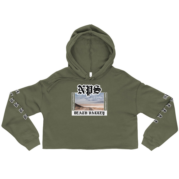 Death Valley “Park Ages” Crop Hoodie