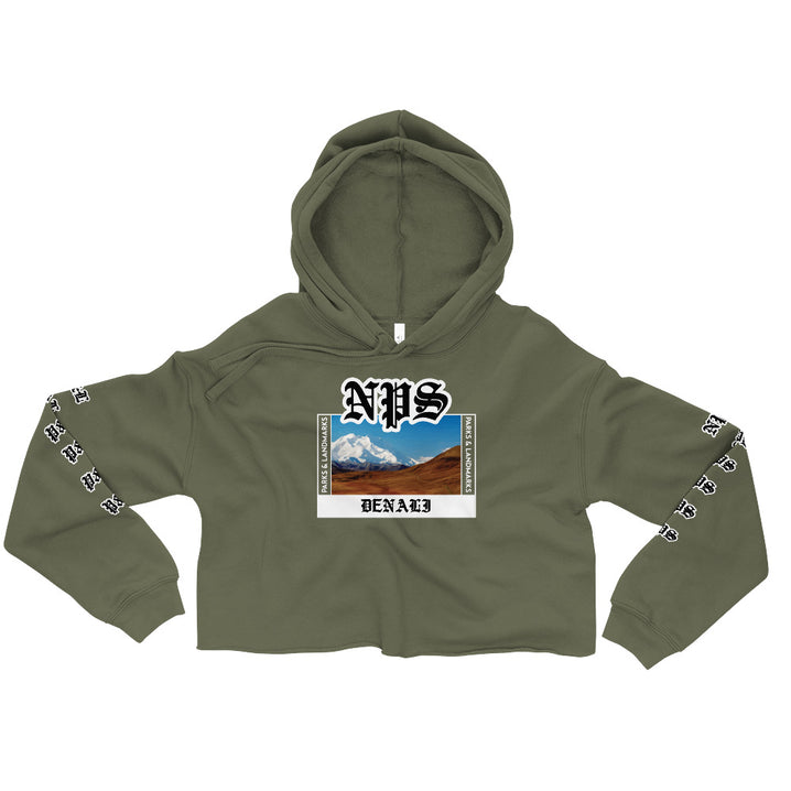 Denali “Park Ages” Crop Hoodie