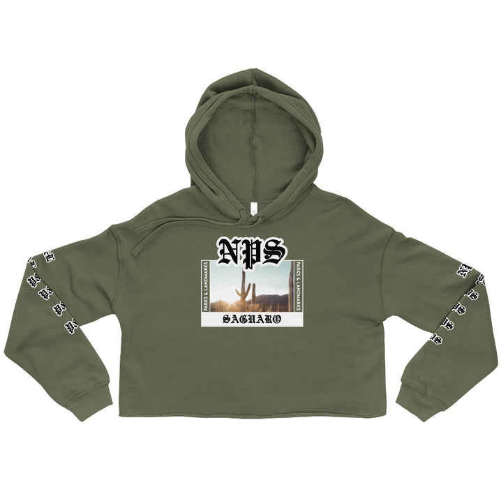 Saguaro “Park Ages” Crop Hoodie