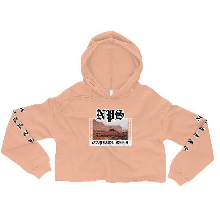 Capitol Reef “Park Ages” Crop Hoodie