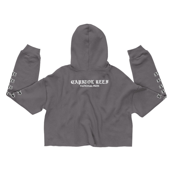 Capitol Reef “Park Ages” Crop Hoodie