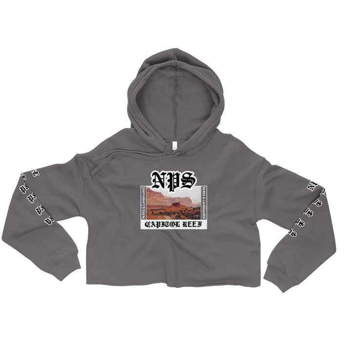 Capitol Reef “Park Ages” Crop Hoodie