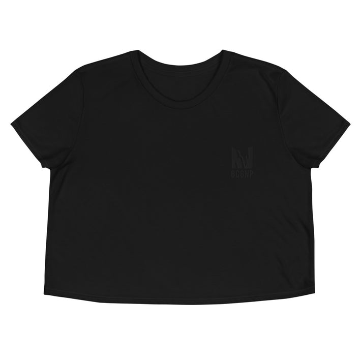 BCGNP Happy Canyon Crop Top - Black Canyon of the Gunnison National Park Embroidered Crop Top
