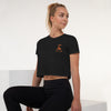 HVNP Happy Lava Crop Top - Hawai'i Volcanic National Park Embroidered Flowy Crop Top Shirt