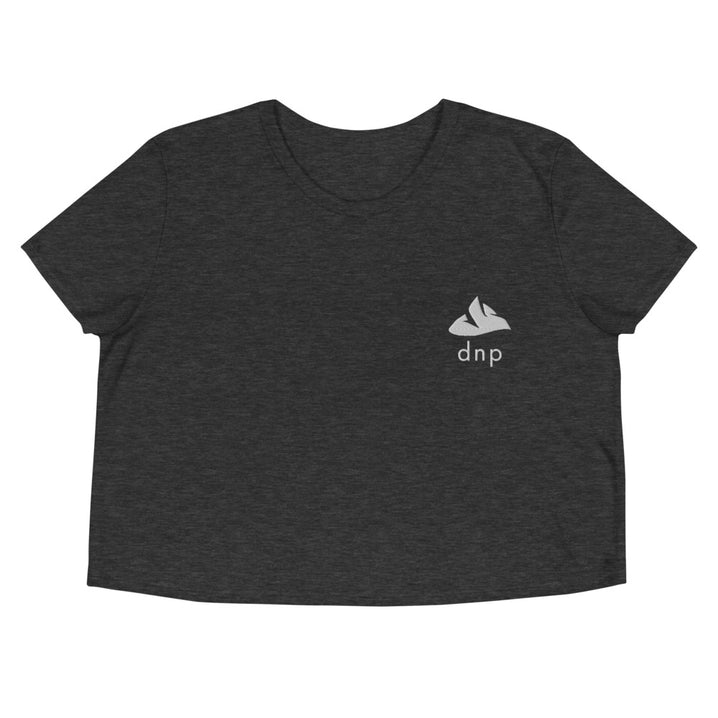 DNP Happy Mountain Crop Top - Denali National Park Embroidered Crop Top