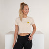 MCNP Happy Mammoth Crop Top - Mammoth Cave National Park Embroidered Flowy Crop Top