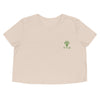 ONP Happy Shroom Crop Top - Olympic National Park Embroidered Flowy Crop Top