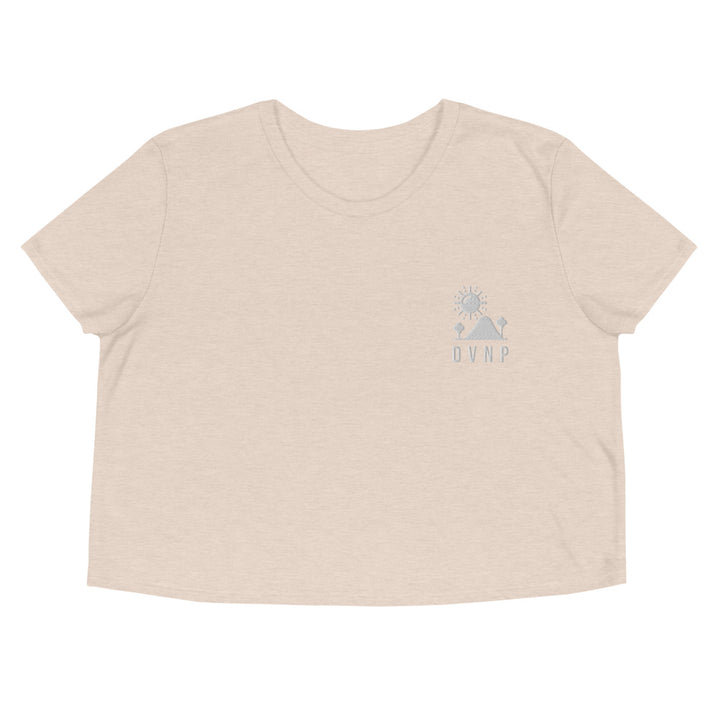 DVNP Happy Desert Valley Crop Top - Death Valley National Park Embroidered Crop Top