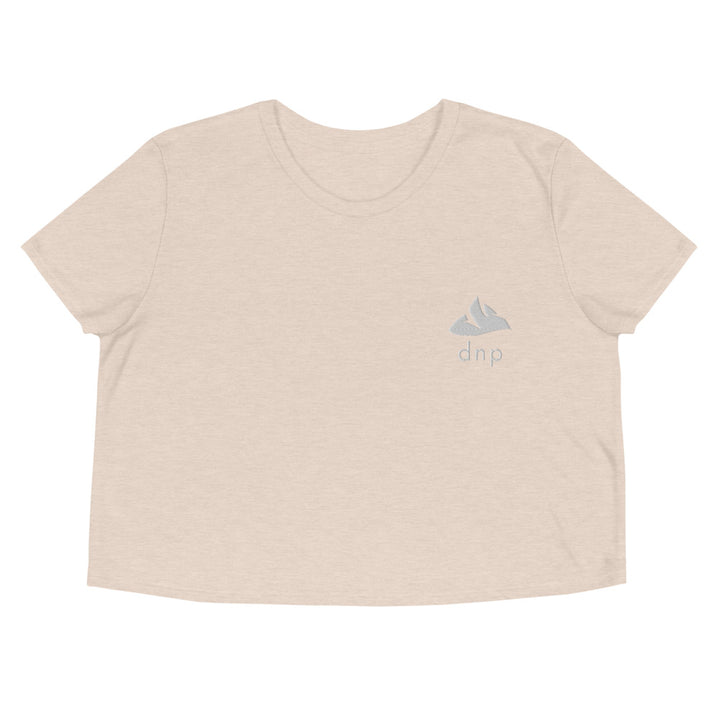 DNP Happy Mountain Crop Top - Denali National Park Embroidered Crop Top