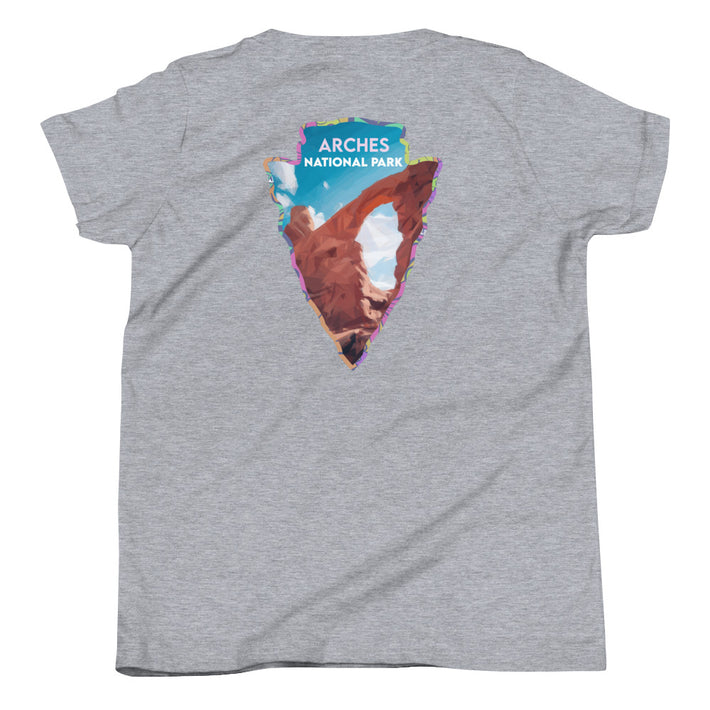 Arches National Park Kid's Shirt - Established Line