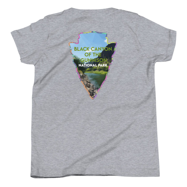 Black Canyon of the Gunnison National Park Kid's Shirt - Established Line