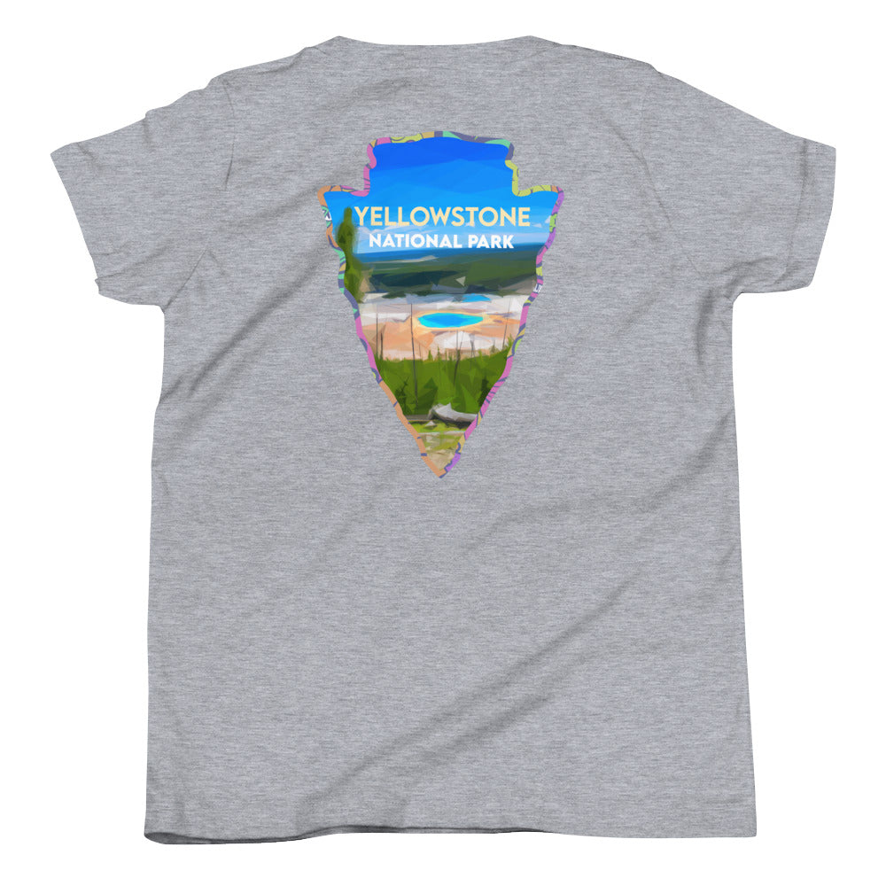 Yellowstone National Park Kid's Shirt - Established Line