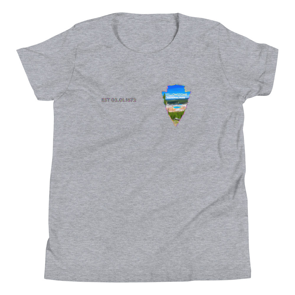 Yellowstone National Park Kid's Shirt - Established Line