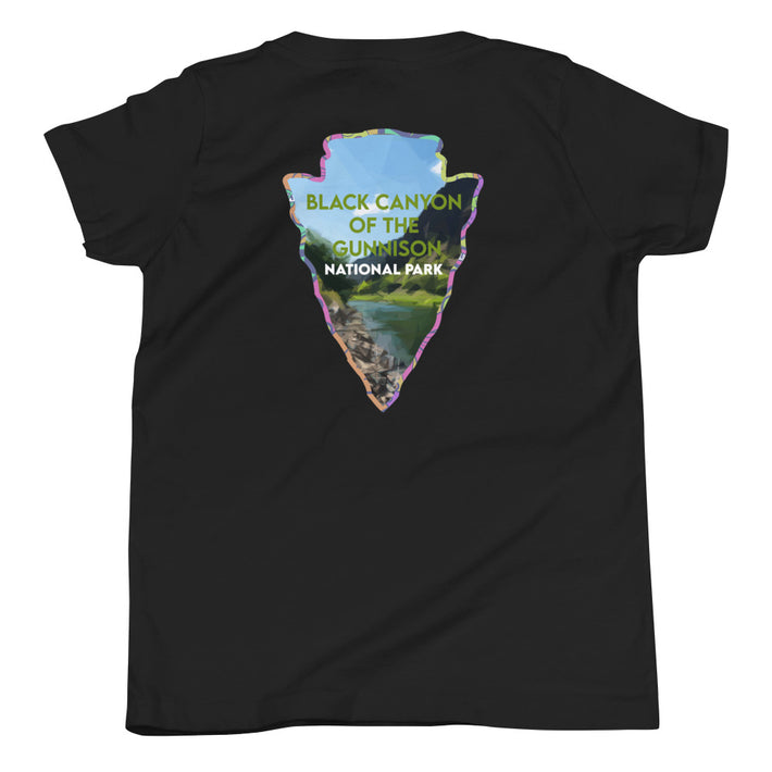 Black Canyon of the Gunnison National Park Kid's Shirt - Established Line