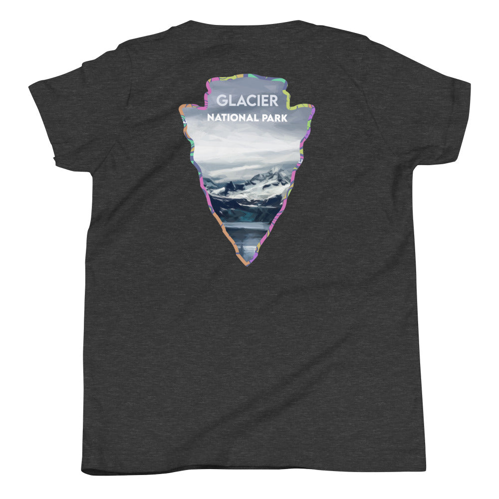Glacier National Park Kid's Shirt - Established Line