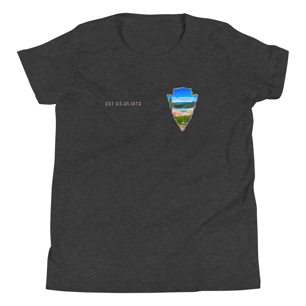 Yellowstone National Park Kid's Shirt - Established Line