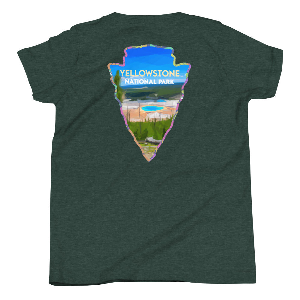 Yellowstone National Park Kid's Shirt - Established Line