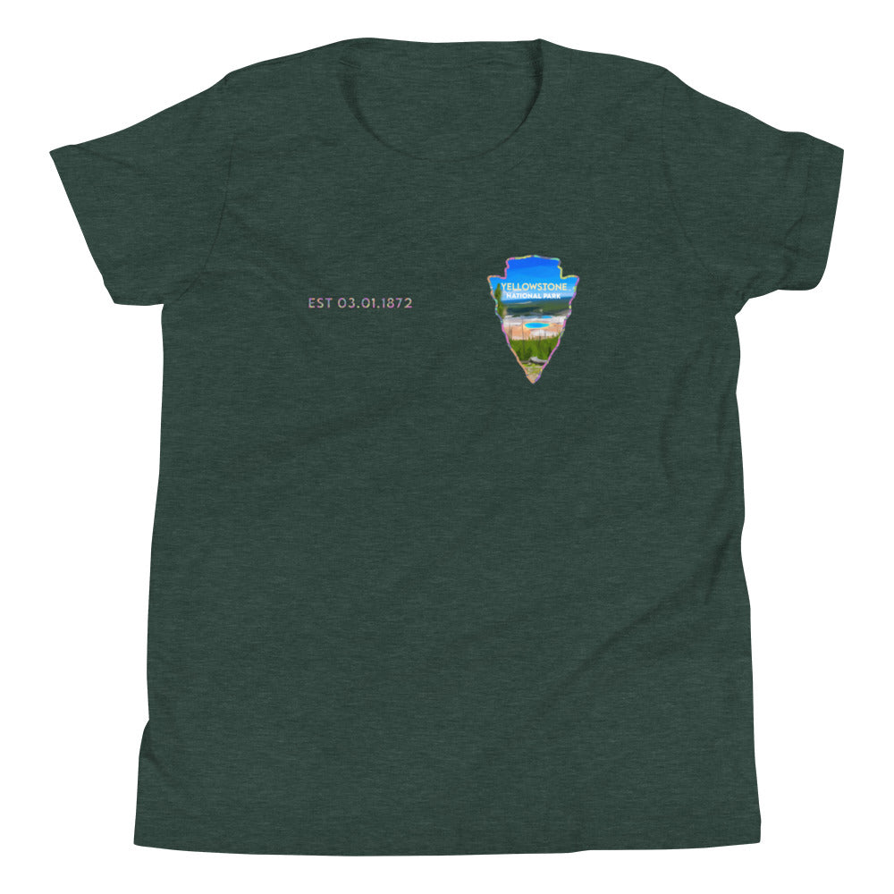 Yellowstone National Park Kid's Shirt - Established Line