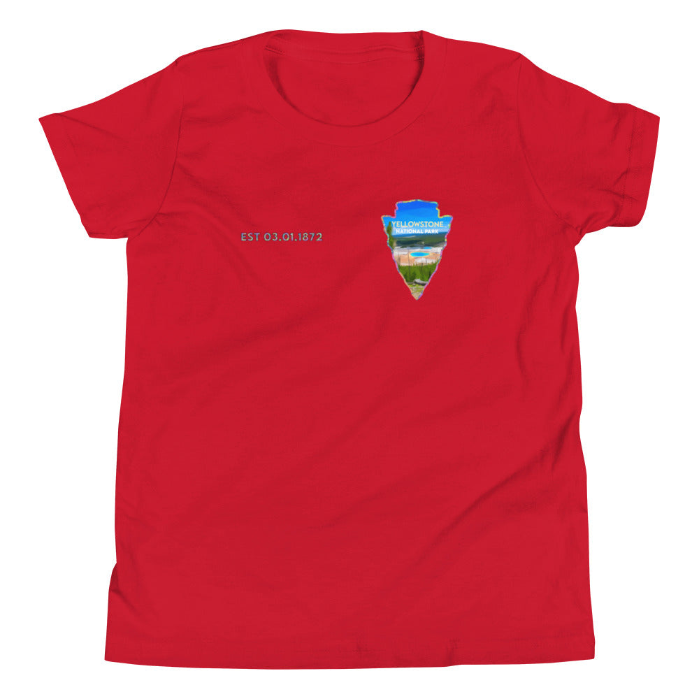 Yellowstone National Park Kid's Shirt - Established Line