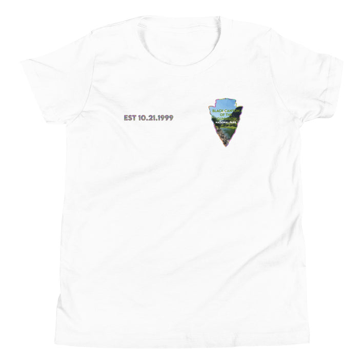 Black Canyon of the Gunnison National Park Kid's Shirt - Established Line