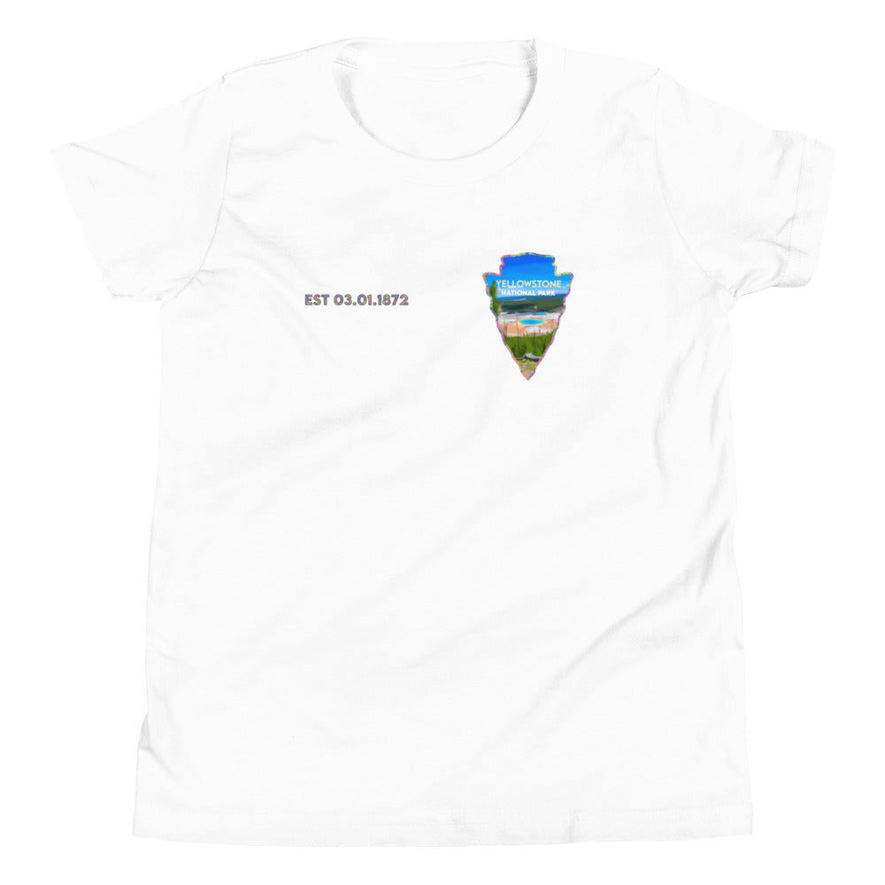 Yellowstone National Park Kid's Shirt - Established Line